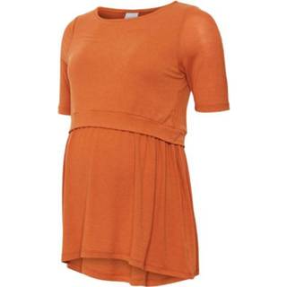 👉 Mamalicious Verpleegstershirt MLANA BELLA Bombay bruin