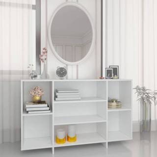 👉 Dressoir wit hout active 120x30x75 cm bewerkt 8720286835098
