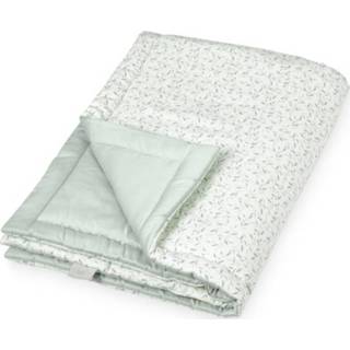 👉 Deken jongens groen donkergroen Cam Copenhagen zachte 90 x 120 cm Green Leaves 5712805022976