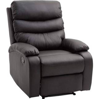 👉 Relaxfauteuil zwart active HOMdotCOM met ligfunctie 82 x 97 100cm 4250871261925