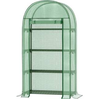 👉 Folie groen metaal active Sunny kas balkon met 4 planken mini tomaat kamerplant huis koud frame 80 x 49 160 cm 6095814088058