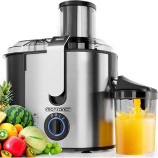 👉 Juicer staal active Deuba - Sapcentrifuge voor groenten&fruit 1100W roestvrij grote vulopening 6095813974994