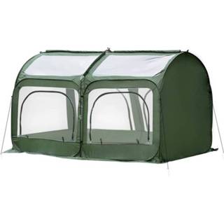 👉 Broeikas transparant staal PVC active Sunny Pop-Up met 4 Ritsdeuren 250 x 125 135 cm 6095816956997