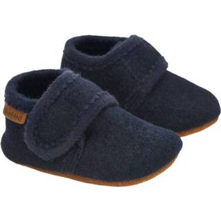 👉 Wollen pantoffel wol blauw baby's marine EN FANT Baby pantoffels 5714625401863