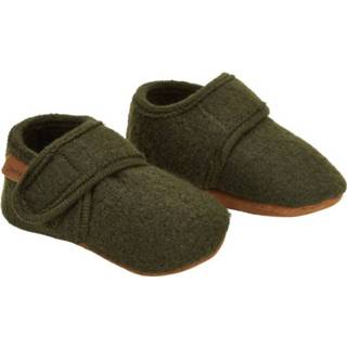👉 Wollen pantoffel wol groen baby's EN FANT Baby pantoffels Rosin 5714625600938