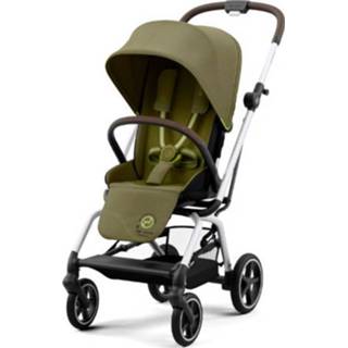 👉 Kinder wagen zilver goud meisjes groen kinderen donkergroen Cybex GOLD Kinderwagen Eezy S Twist+ 2 Silver Nature Green 4063846275731