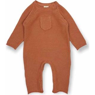 👉 LITTLE Gebreide overall rouge