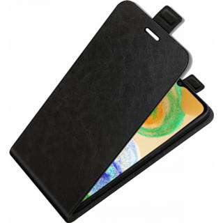 👉 Flipcase zwart book Samsung Galaxy A04s Hoesje - Flip Case 8720684827114