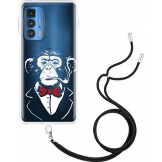 👉 Smoking multi-color hoesje met koord Chimp Motorola Edge 20 Pro 8720684840120