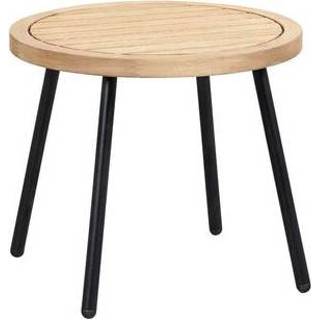 👉 Le Sud bijzettafel Gap - eucalyptus - naturel - 42xØ50 cm - Leen Bakker