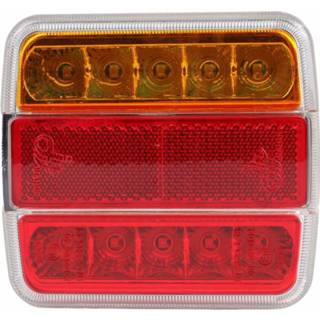 👉 Benson Aanhangwagen Achterlicht Vierkant 18 LED 10 x cm Links/Rechts - Prijs per Set 8719907172520