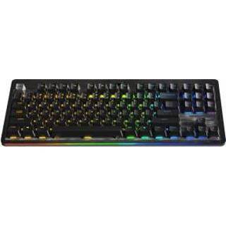 👉 Zwart rood MOUNTAIN EVEREST CORE RGB Keyboard Black, MX Silent Red 8720254075792