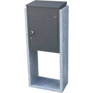👉 Blauwe antraciet VASP pakketbrievenbus Torino AN Belgische hardsteen 5420024207172