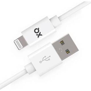 👉 Oplaadkabel wit Xqisit Charge en Sync Lightning naar USB-A (Wit) 4029948203492