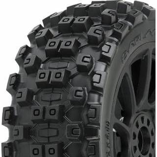 👉 Velg zwarte Proline Badlands MX M2 set banden (2 stuks) op Mach 10 velgen 675118177618