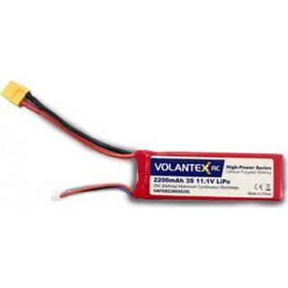 👉 Lipo accu Volantex 11.1V 3S 2200mAh met XT60 stekker 5056135741771