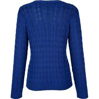 Trui blauw Royal Blue met kabelpatroon Dress In 4055716777957