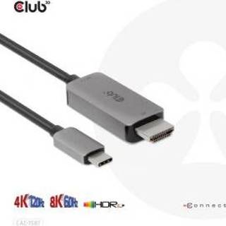 👉 CLUB3D USB Gen2 Type-C to HDMI 4K120Hz 8K60Hz HDR10 with DSC1.2 Active Cable M/M 3m 8719214472351