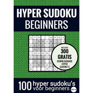 👉 Puzzelboek senioren Sudoku Makkelijk: HYPER - nr. 14 met 100 Makkelijke Puzzels voor Volwassenen en Ouderen 9789464654851