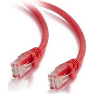 👉 C2G 3 m Cat5e Booted Unshielded (UTP) netwerkpatchkabel - rood