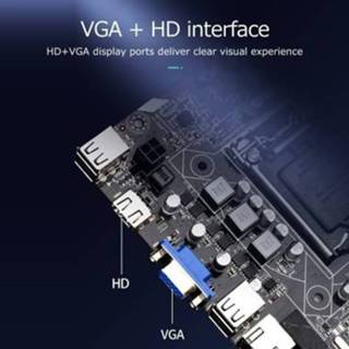 👉 Moederbord JINGSHA H61M Motherboard Dual-channel DDR3 Memory Slots VGA+HD Display Interfaces Support LGA1155 CPU(Core i3/i5/i7)