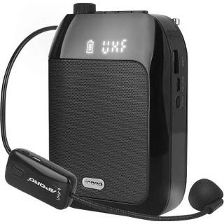 👉 Luid spreker Portable Voice Speaker Amplifier for Teachers with Wired Microphone Headset Waistband Rechargeable Personal BT Support Music Recording Classroom Meeting Training Tour Guides Promotions Singing