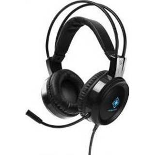 👉 Hoofdtelefoon zwart Deltaco GAM-105 hoofdtelefoon/headset Bedraad Hoofdband Gamen USB Type-A 7333048046628