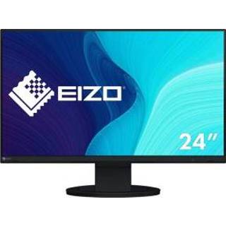 👉 Monitor zwart EIZO FlexScan EV2490-BK computer 60,5 cm (23.8 ) 1920 x 1080 Pixels Full HD LED 4995047063315