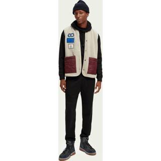 👉 Scotch & Soda Unisex Amsterdam Proof teddy bodywarmer