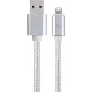 Zilver Gembird CCB-MUSB2B-AMLM-6-S USB-kabel 1,8 m USB 2.0 B Lightning 8716309101073
