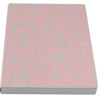 👉 Notitieboek roze grijs zachte kaft Nuuna Do it