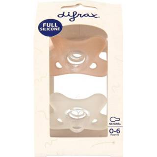 👉 Speen siliconen fopspeen natural 0-6 maanden 8711736548569