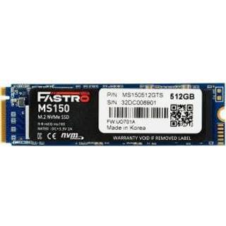 👉 Fastro SSD MS150 512GB M.2 8809812040134