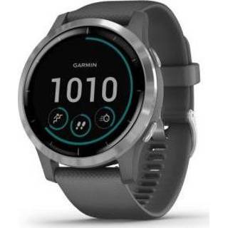 👉 Sporthorloge grijs zilver Garmin vÃvoactive 4 sport horloge Touchscreen Bluetooth 260 x Pixels Grijs, 753759227982