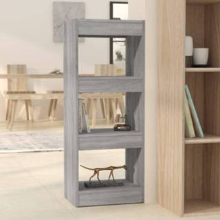 👉 Boekenkast grijs active Boekenkast/kamerscherm 40x30x103 cm spaanplaat sonoma 8720286844199