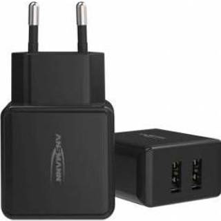 Ansmann Home Charger HC212 2xUSB 2400mA schwarz 4013674176526