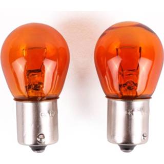 👉 Knipperlicht oranje Benson - Autolamp 12 Volt 21 Watt Bau15S 2 stuks 8718375331682