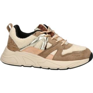 👉 Lage sneakers kunstleder taupe vrouwen Dolcis 8720251603691