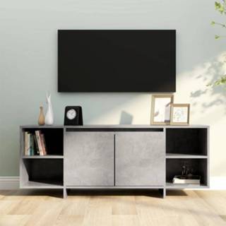 👉 Spaanplaat grijs active Tv-meubel 130x35x50 cm sonoma eikenkleurig 8720286837382