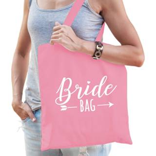 👉 Katoenen tas active vrouwen roze Bride bag tasje licht dames