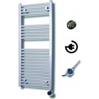 👉 Radiator chroom Electrische Sanicare Met Chrome Thermostaat 45x111.8 cm 8785265049019