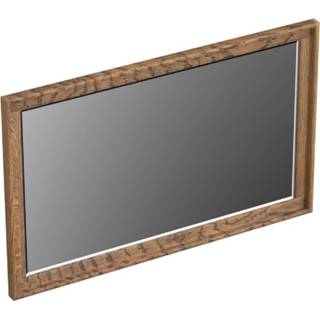 👉 Spiegel bruin eiken Forzalaqua Reno Vierkant 80x2x50 Cm Castle Brown 7445930593506