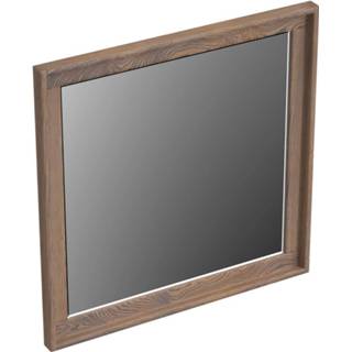 👉 Spiegel eiken bruin Forzalaqua Reno Vierkant 50x2x50 Cm Havanna 7445930614645