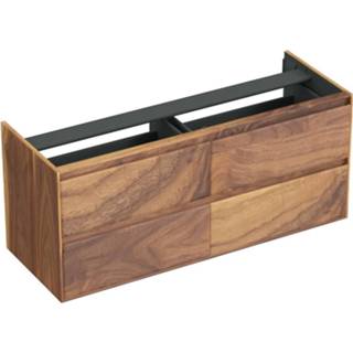 👉 Onderkastje bruin Onderkast Forzalaqua Reno 140x51x60 Cm 4 Lades Softclose Noten Pure Walnut 7445930586577