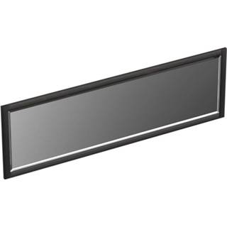 👉 Spiegel zwart eiken Forzalaqua Gela 160x2x50 Cm Black Oiled 7445930578589