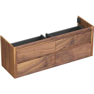 👉 Onderkastje bruin Onderkast Forzalaqua Gela 160x51x60 Cm 4 Softclose Lades Noten Pure Walnut 7445930584504