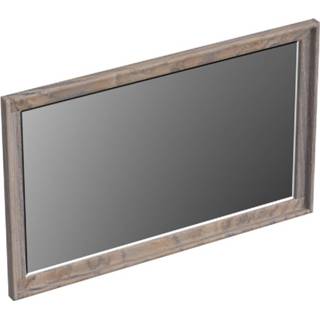👉 Spiegel grijs eiken zilver bruin Forzalaqua Reno Vierkant 80x50 Cm Silver Grey 7445930620646