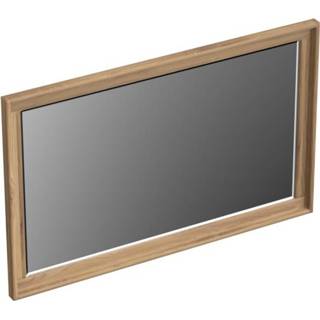 👉 Spiegel eiken bruin Forzalaqua Reno Vierkant 80x50 Cm Oyster 7445930598570