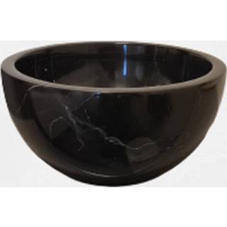 👉 Waskom zwart marmer Opzetfontein Sanilux Emperador Black 8719304052562