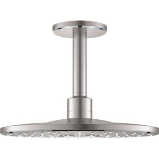 👉 Regendouche RVS look Regendoucheset Grohe Rainshower SmartActive 31 cm met Plafondarm Supersteel 4005176526244